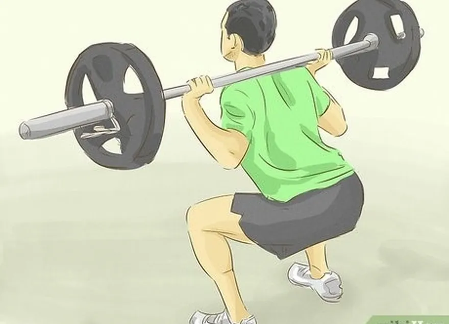 étape 1 faites travailler vos jambes avec des squats.