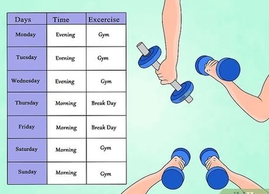 étape 3 entraînez-vous 3 à 5 fois par semaine.