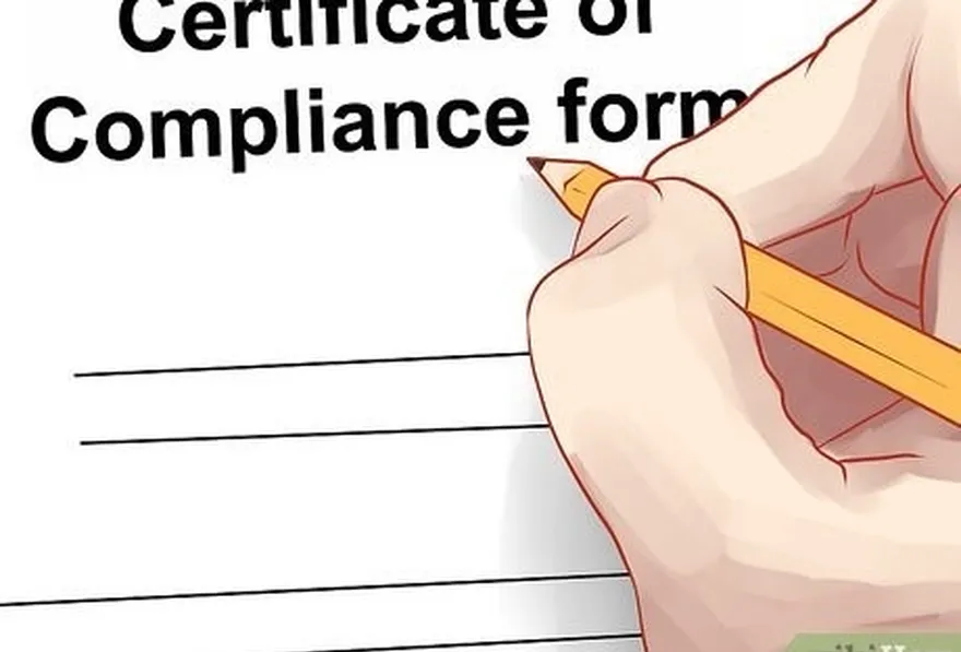 étape 7 remplir le certificat de conformité.