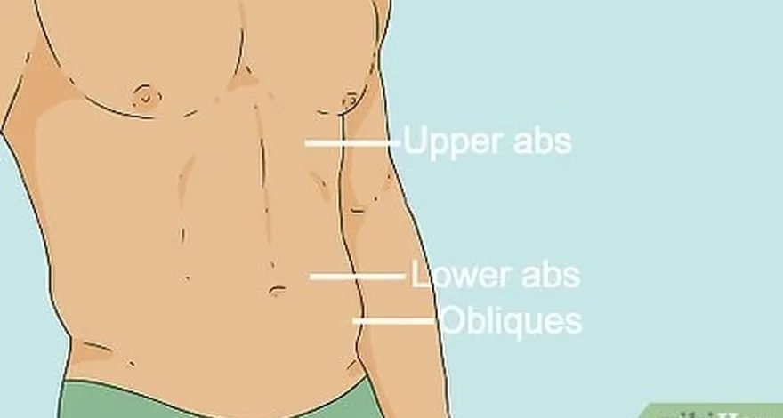 étape 1 cibler les trois zones abdominales.