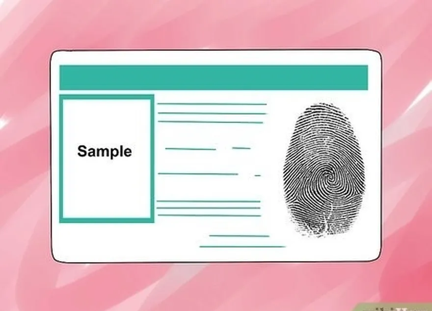 étape 3 obtenir deux cartes d'identification d'empreintes digitales.