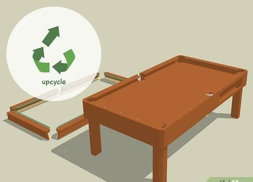 étape 5 réutiliser ou recycler votre table de billard pour en faire quelque chose de nouveau.