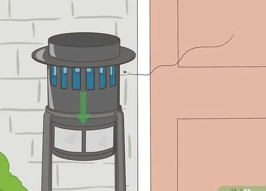 étape 1 : placez un piège à co2 près de l'entrée de votre maison.