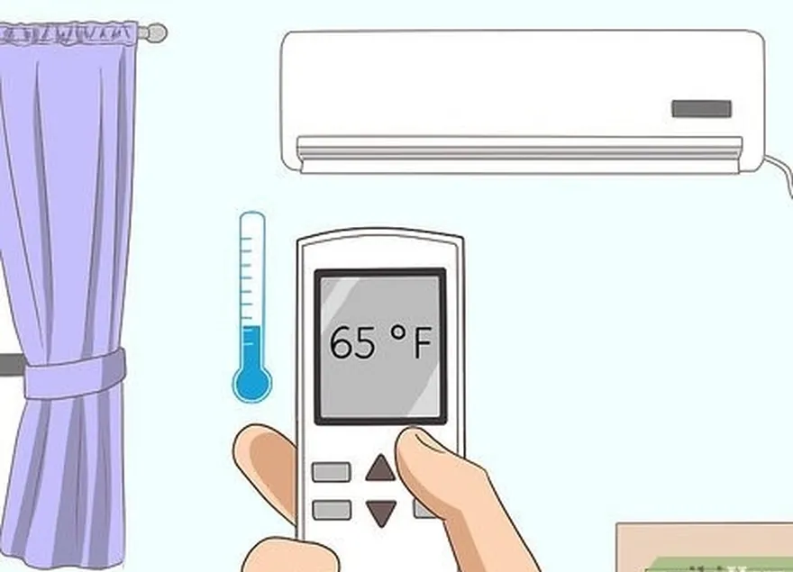 étape 3 laissez votre climatiseur en marche pour abaisser la température et l'humidité.