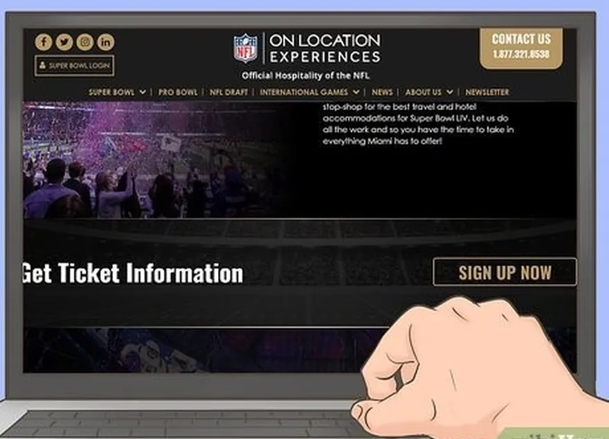 étape 1 achetez un billet directement auprès de la nfl pendant qu'ils sont en vente.'re available.