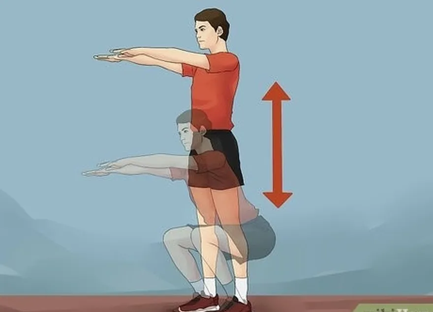 étape 4 renforcez vos jambes avec des squats simples.