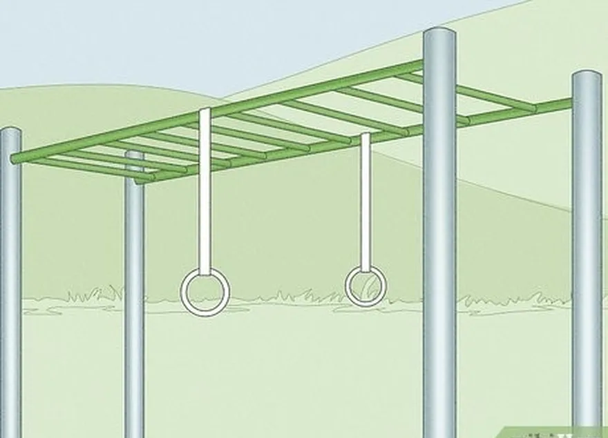 étape 4 trouvez des barres de singe hautes dans une aire de jeux pour une option stable et facile.