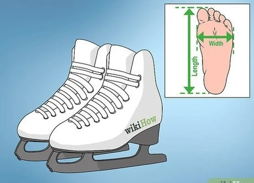 étape 3 trouver des patins à la bonne taille.