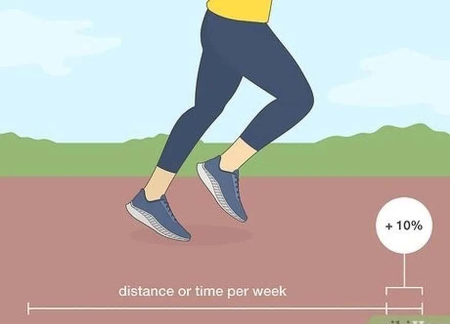 essayez d'améliorer votre distance ou votre temps de course de 10 % chaque semaine.