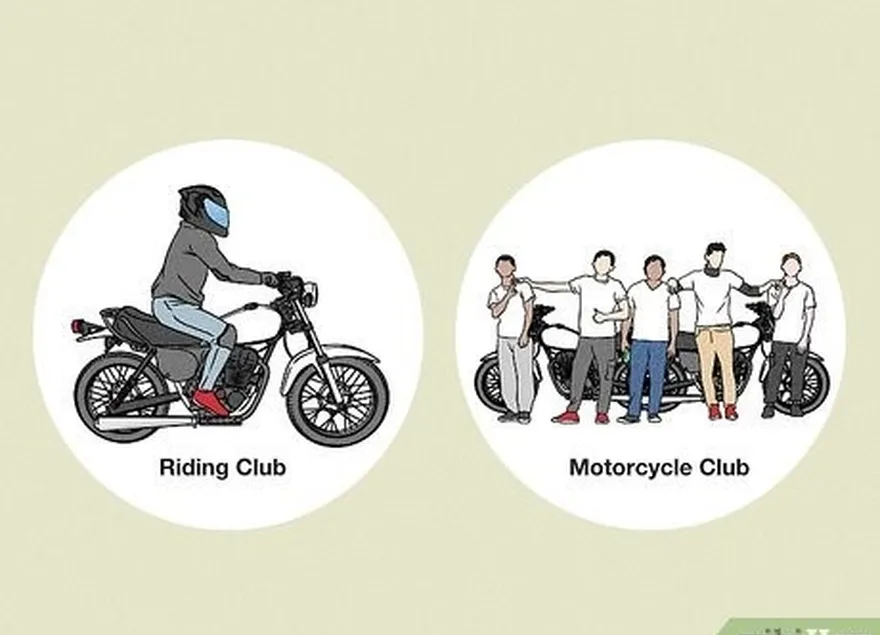 étape 1 les clubs d'équitation sont uniquement axés sur la conduite de motos.