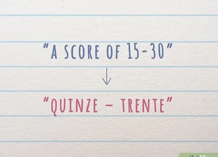 étape 3 dites le score du match avant chaque service suivant un point.