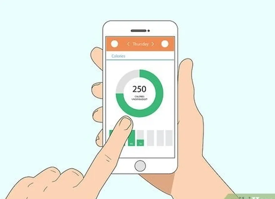 étape 1 suivez vos calories sur papier ou à l'aide d'une application alimentaire.