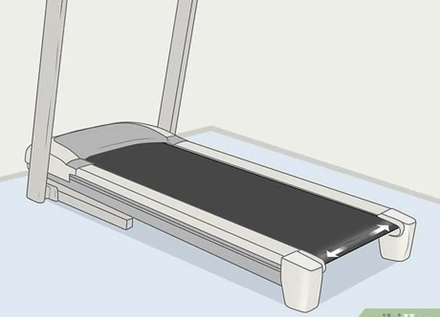 étape 1 observer la bande pendant qu'elle's moving if your treadmill's speed is erratic.