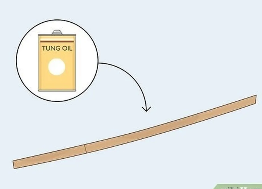 étape 3 utilisez une huile de finition naturelle pour protéger le manche de la sueur et de l'humidité.