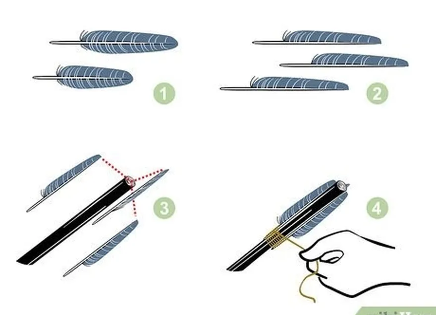 étape 5 faire des fletchings (facultatif).