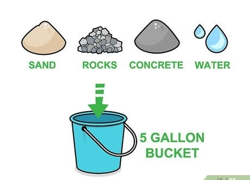 étape 1 utiliser des seaux de 18,9 litres.