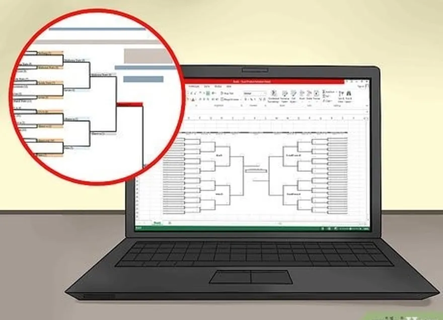 étape 4 suivre l'évolution du tournoi dans votre bracket.