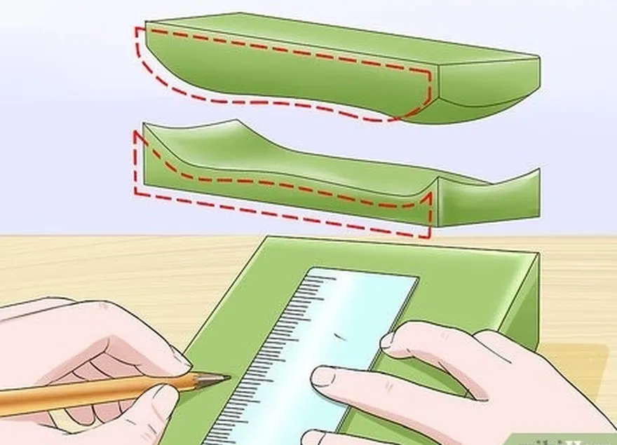 étape 4 transférez le contour sur votre polystyrène.