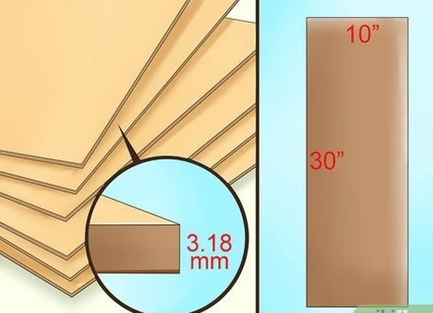 étape 2 acheter 6 à 7 pièces de contreplaqué de 30x10 plywood.