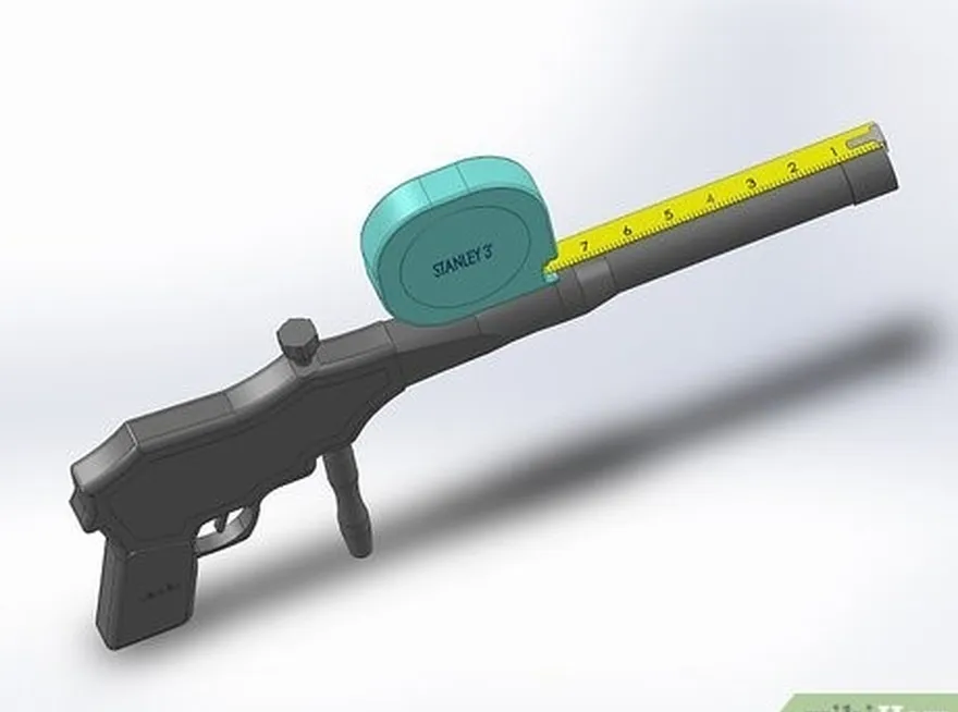 étape 2 mesurez la distance entre les deux côtés du canon.