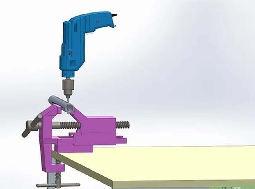 étape 8 percez les trous avec une mèche de 3⁄16 pouces (0,5 cm).