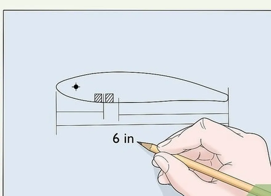 étape 4 concevoir un leurre de plus de 3 à 6 pouces (7,6 à 15,2 cm) de long pour les plus gros poissons.