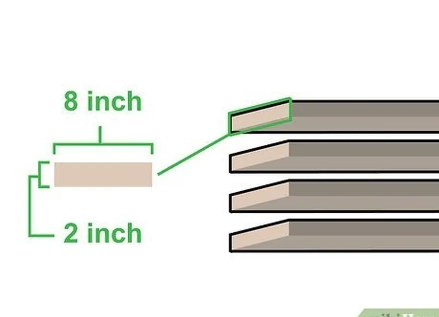 étape 5 achetez quatre pièces de bois de 5,1 cm de haut et de 20 cm de large.