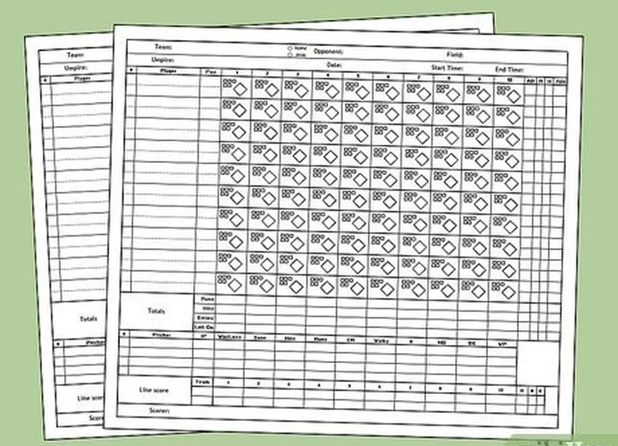 étape 1 utiliser une carte de score pour être attentif au match et l'apprécier davantage.