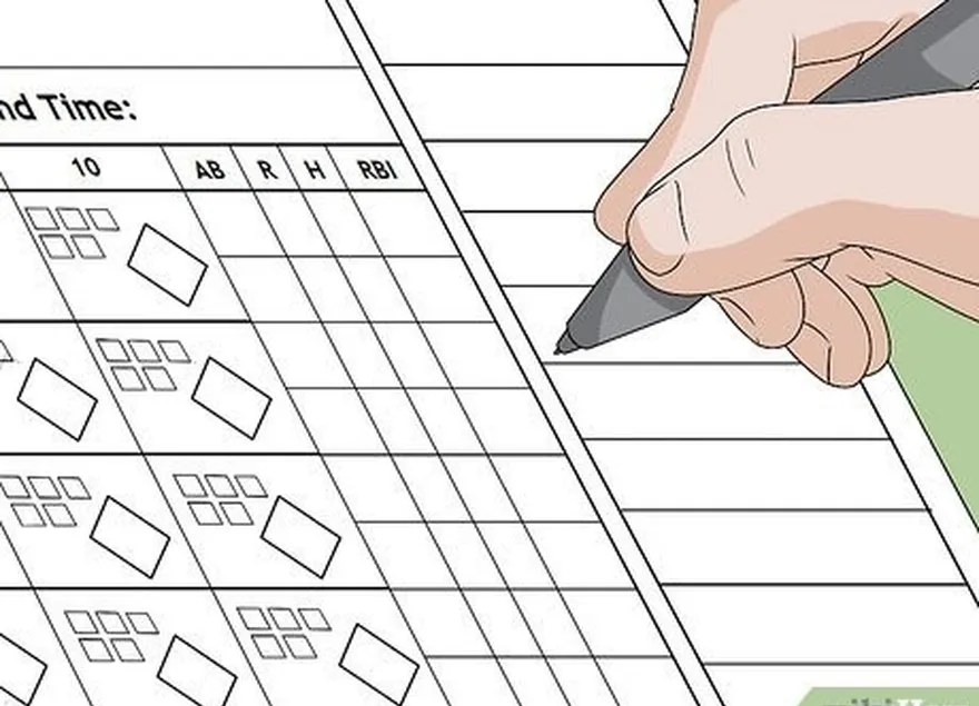 étape 3 complétez les informations supplémentaires sur le côté droit de la carte de score.