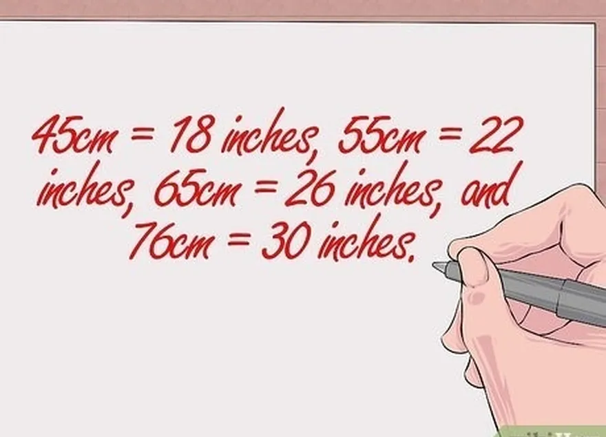 étape 3 convertir les mesures.