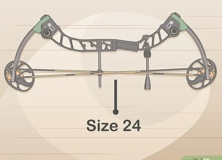 étape 5 utilisez cette mesure pour acheter ou régler votre arc's draw length.