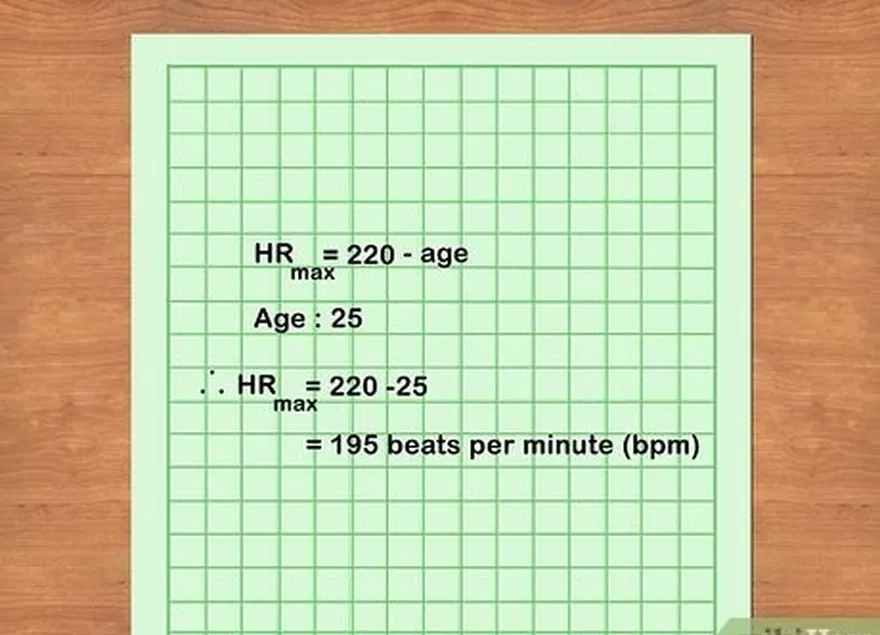 étape 2 calculez votre fréquence cardiaque maximale.