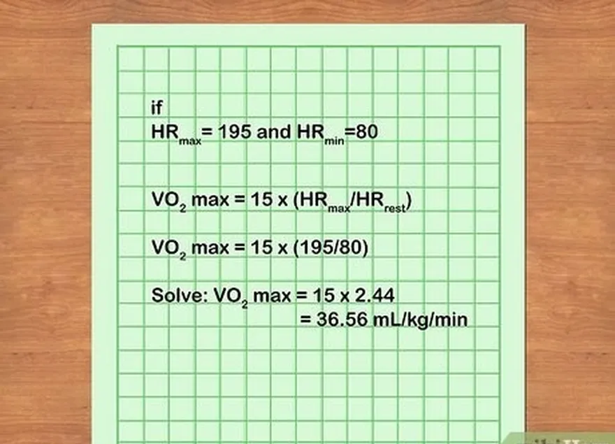 étape 4 calculez votre vo2 max.