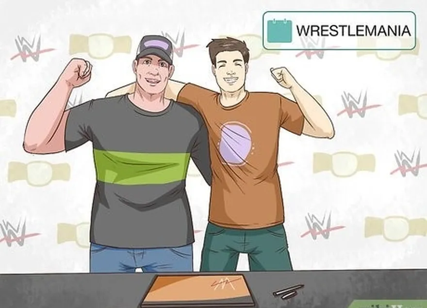 étape 2 allez à wrestlemania et rencontrez john cena lors de la séance d'accueil.