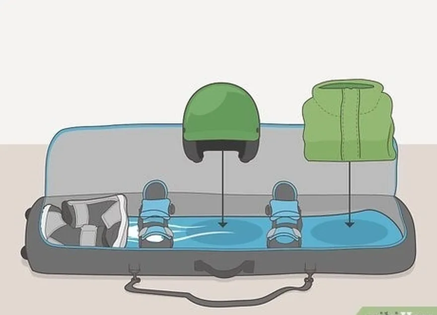 étape 4 empilez tout autre objet ou équipement sur le dessus de votre planche.