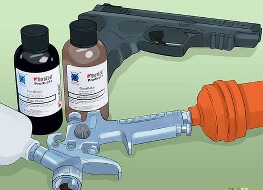 étape 1 choisissez une peinture pour métal conçue pour les armes à feu.