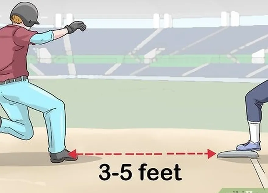 étape 4 commencez votre glissade à une distance de 3 à 5 pieds (0,91 à 1,52 m) de la base.