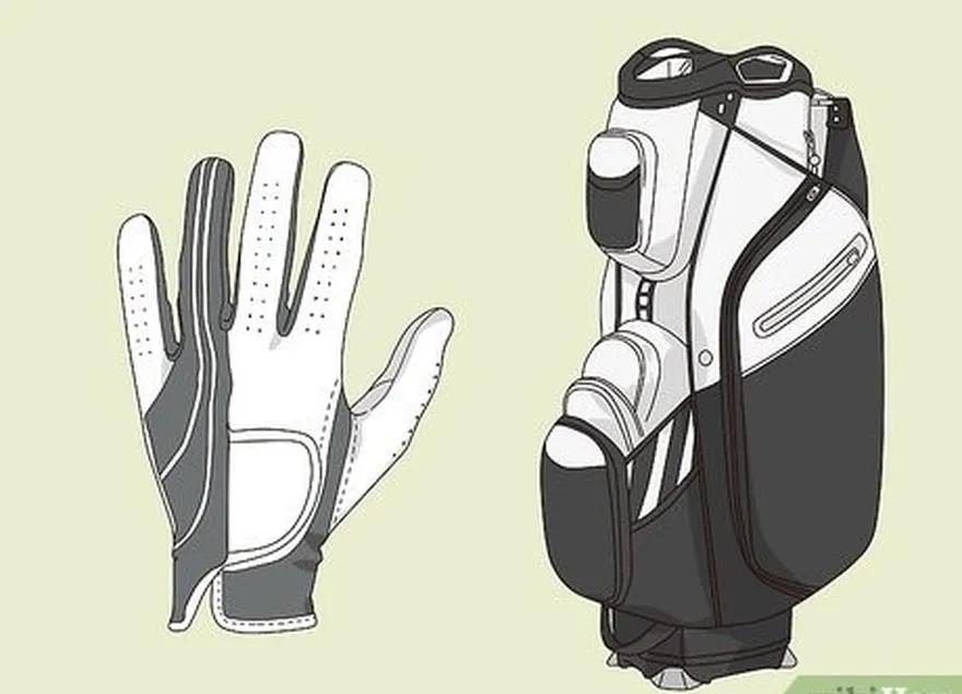 étape 3 investissez dans des gants de golf et un sac.