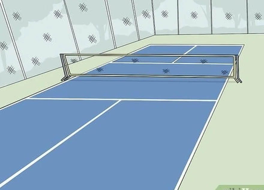 étape 1 trouver un terrain de pickleball ou de badminton pour jouer une partie.