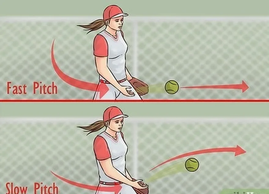 étape 2 comprendre la différence entre le softball à balle lente et le softball à balle rapide.