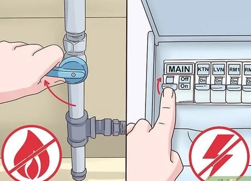 étape 3 apprenez à couper le gaz et l'électricité de votre maison.