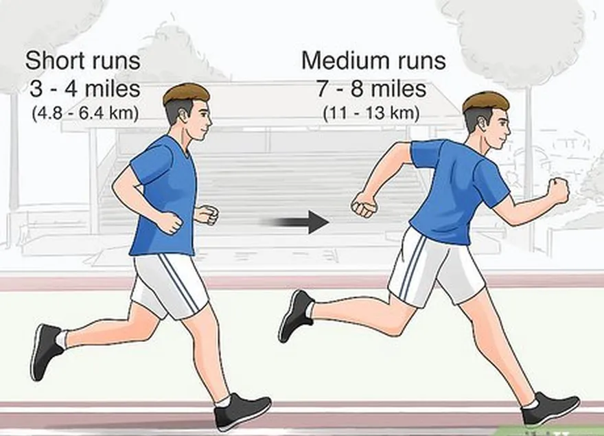 étape 3 alternez les courses longues avec des courses courtes ou moyennes.