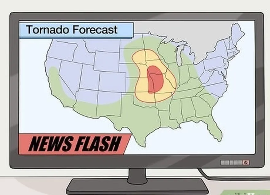 étape 1 écouter la météo à la télévision ou à la radio.