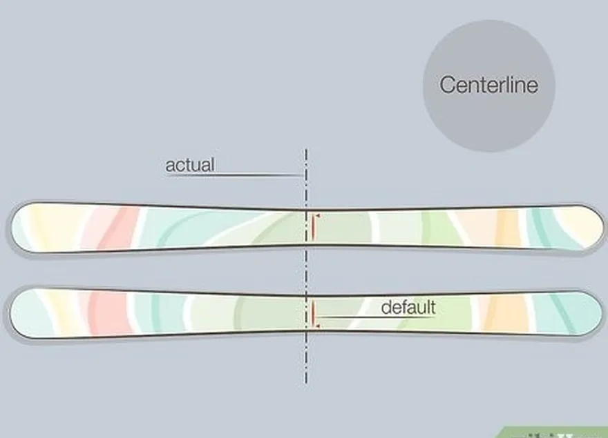étape 1 utilisez la ligne recommandée par l'usine si vous n'avez pas l'habitude d'utiliser les fixations.'t have a preferred skiing style.