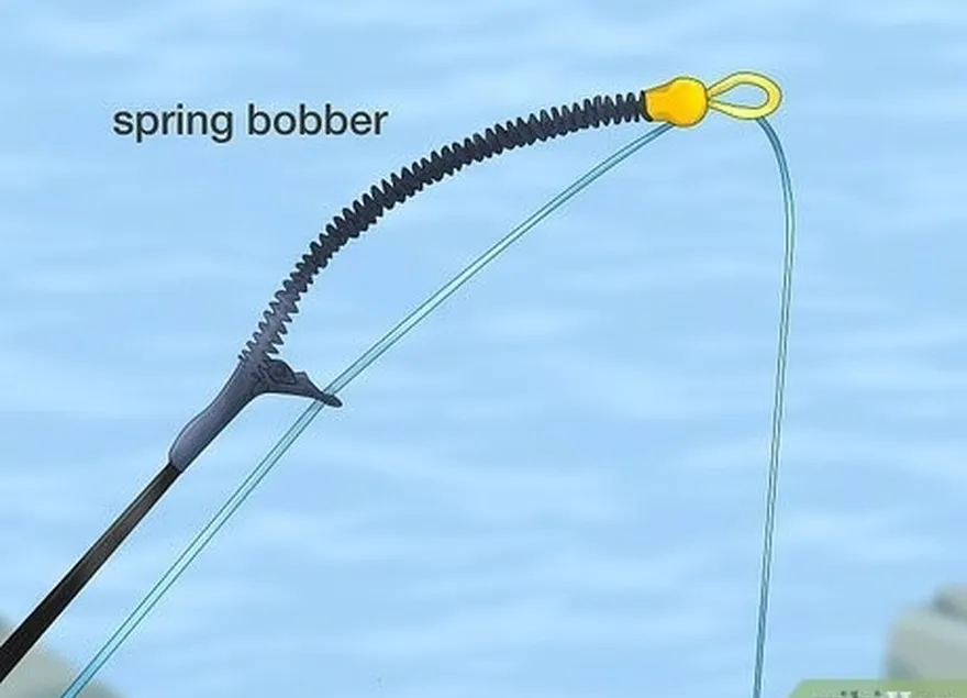 étape 5 ajoutez un bobber à ressort pour une action plus fluide du leurre ou de l'appât.