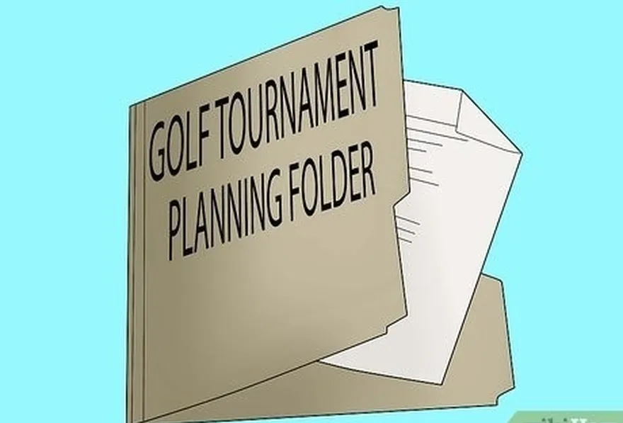 étape 3 créer un dossier de planification du tournoi de golf.