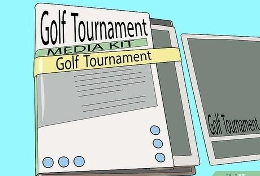 étape 7 concevoir un kit média et l'envoyer à divers organismes de radio, de télévision et de presse pour promouvoir votre tournoi de golf.