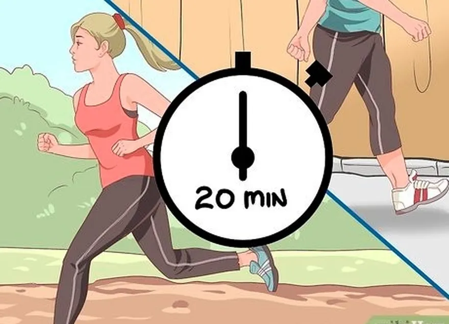 étape 2 effectuez des séances d'entraînement cardio de 20 minutes.