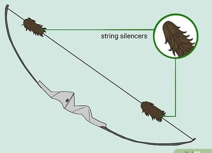 étape 6 mettre les silencieux ou les amortisseurs de corde.