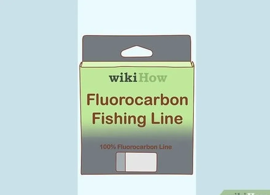 étape 2 choisissez des lignes en fluorocarbone si vous'll be fishing in calm, shallow waters.